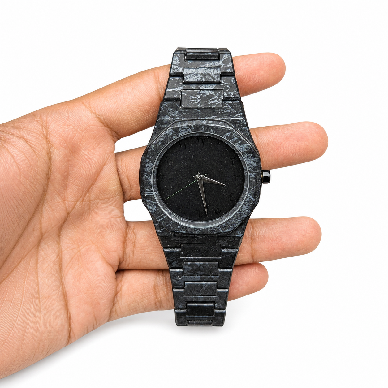 Aura Polycarbon Analog Watch – Olive Green