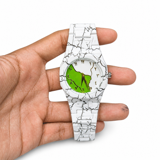 Aura Polycarbon Analog Watch – Olive Green