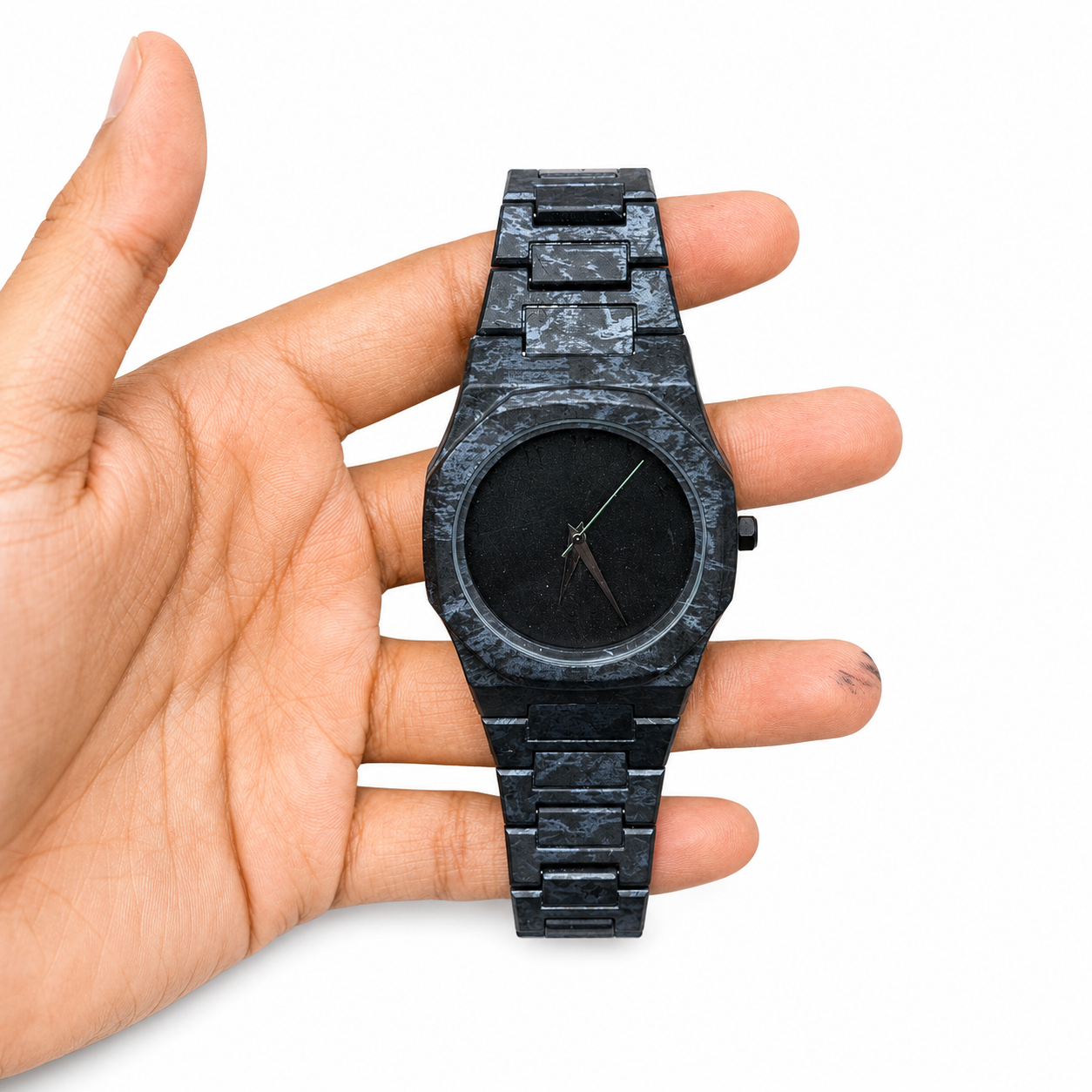 Aura Polycarbon Analog Watch – Olive Green