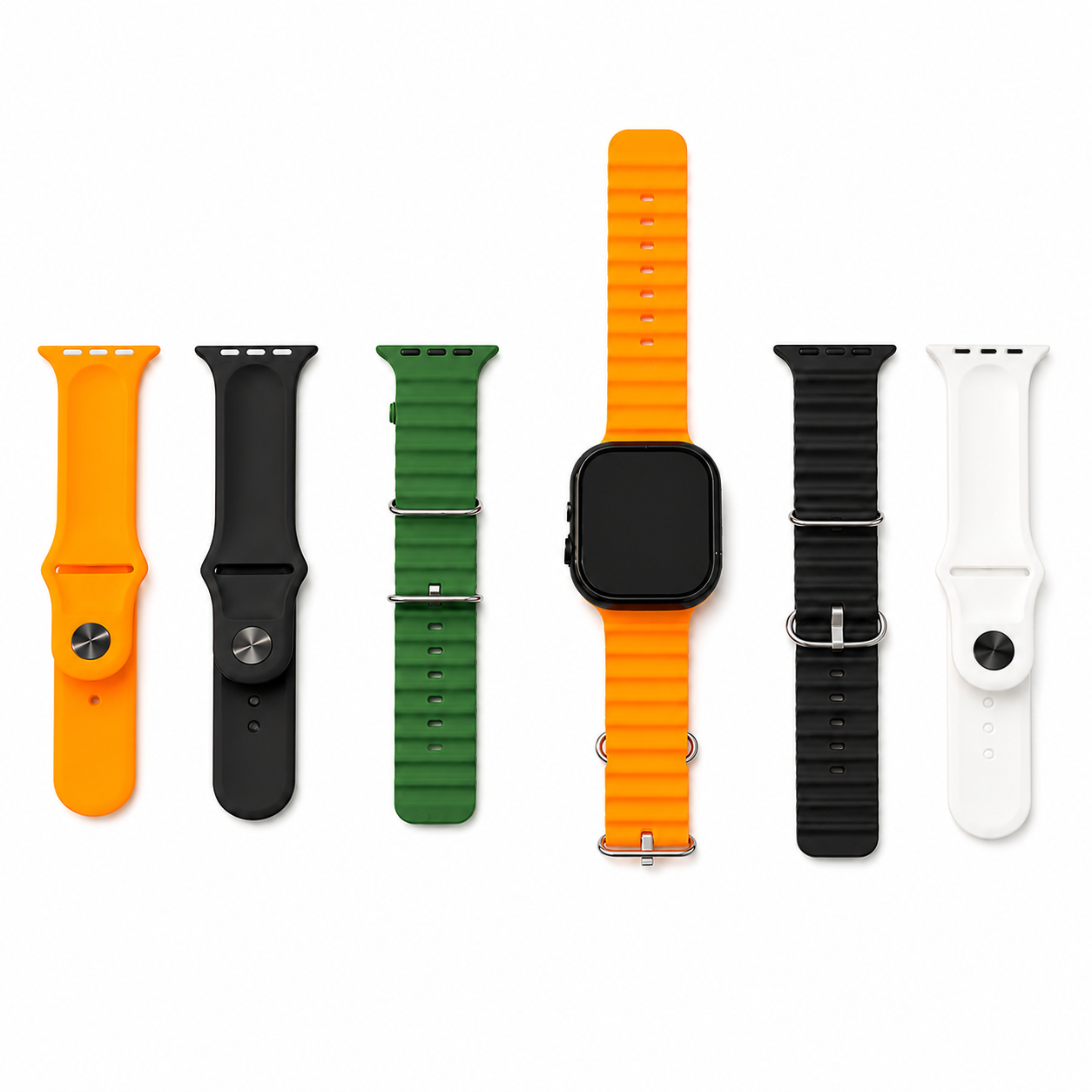 Max 406 Series 11 Smart Watch with 7 Interchangeable Straps | Bluetooth Calling Fitness Smartwatch