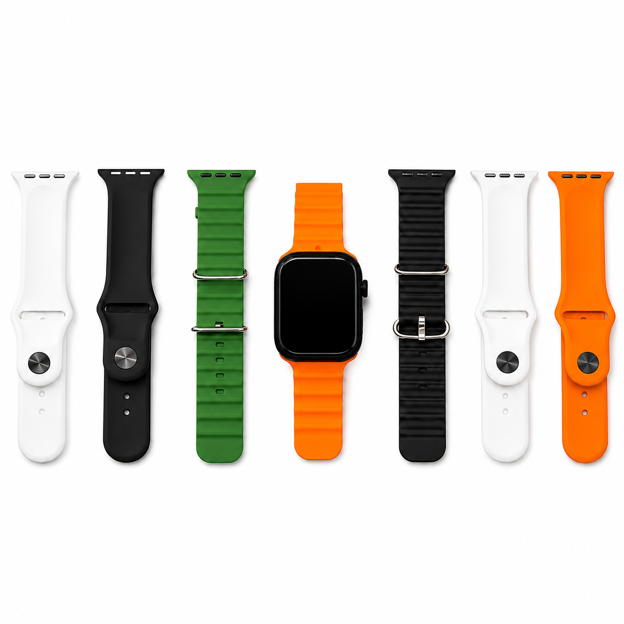 Max 406 Series 11 Smart Watch with 7 Interchangeable Straps | Bluetooth Calling Fitness Smartwatch