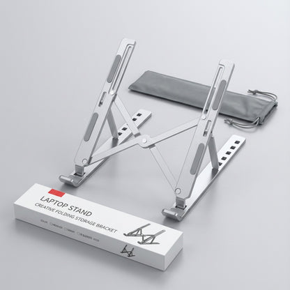 Adjustable Aluminum Laptop Stand | Foldable Portable Laptop Holder for MacBook & Notebooks