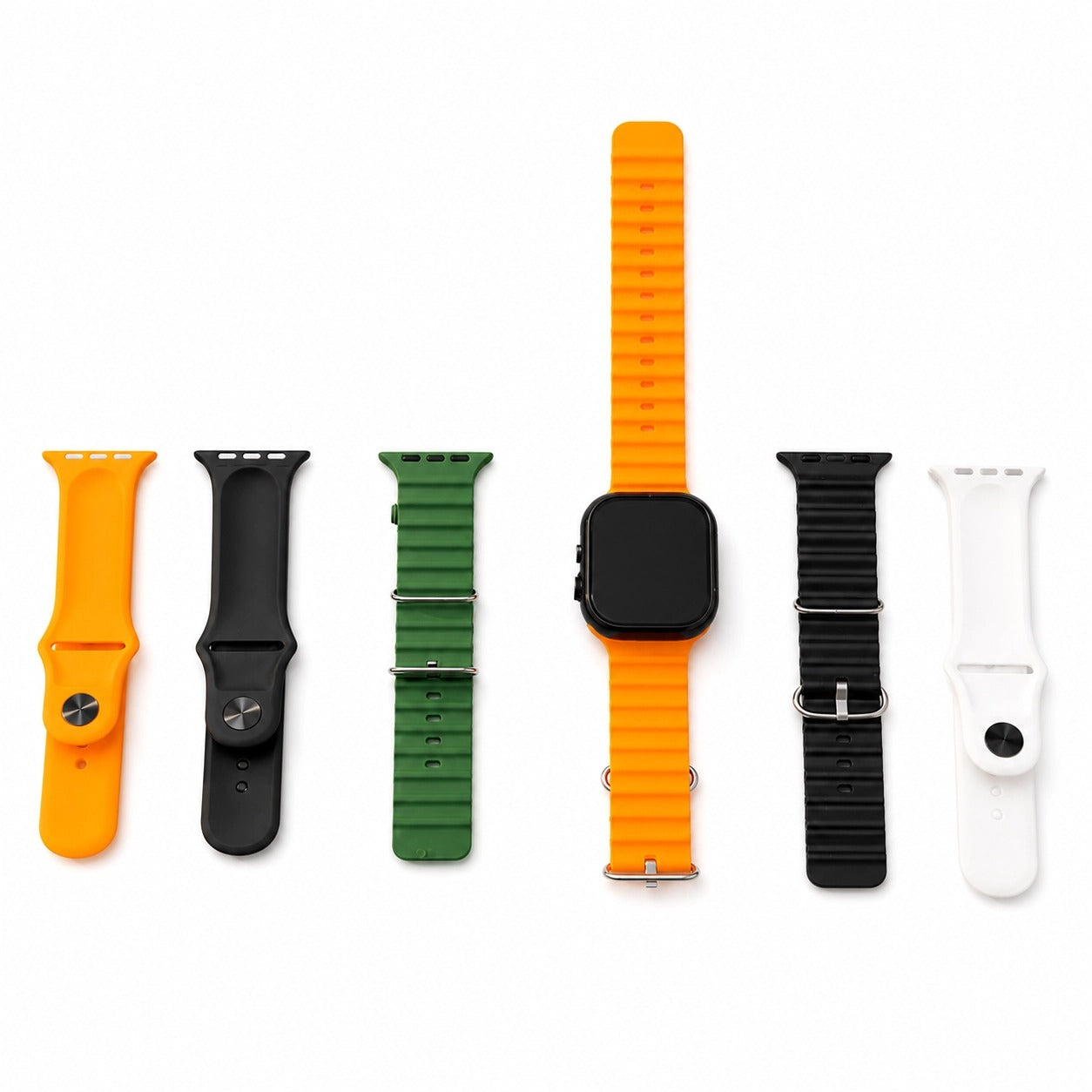 Max 406 Series 11 Smart Watch with 7 Interchangeable Straps | Bluetooth Calling Fitness Smartwatch