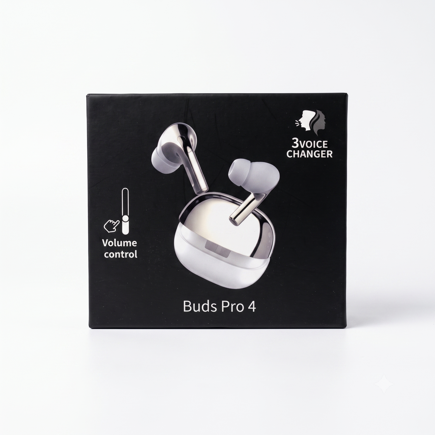 AirPods Pro 4 Wireless Earbuds – Bluetooth 5.4, Voice Changer & Type-C Charging