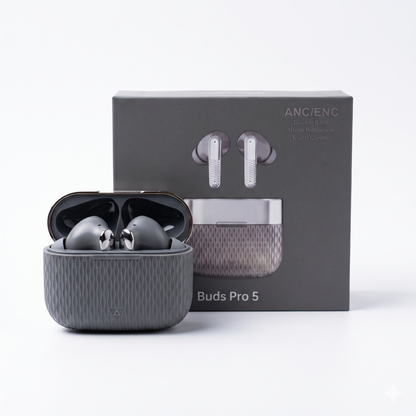 AirPods Pro 5 Wireless Earbuds – ANC/ENC Noise Cancellation, Bluetooth 5.4 & Type-C Charging