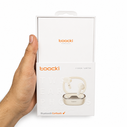Toocki TWS Gaming Bluetooth 5.3 Earbuds with LED Display Case