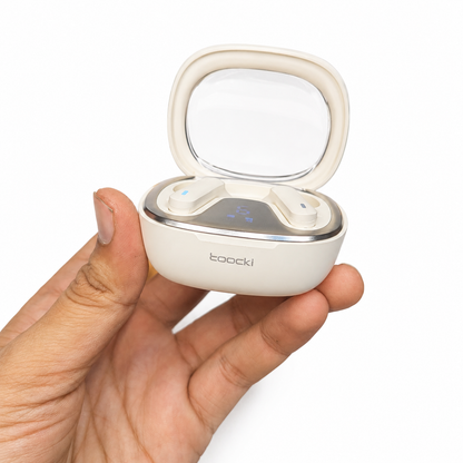 Toocki TWS Gaming Bluetooth 5.3 Earbuds with LED Display Case
